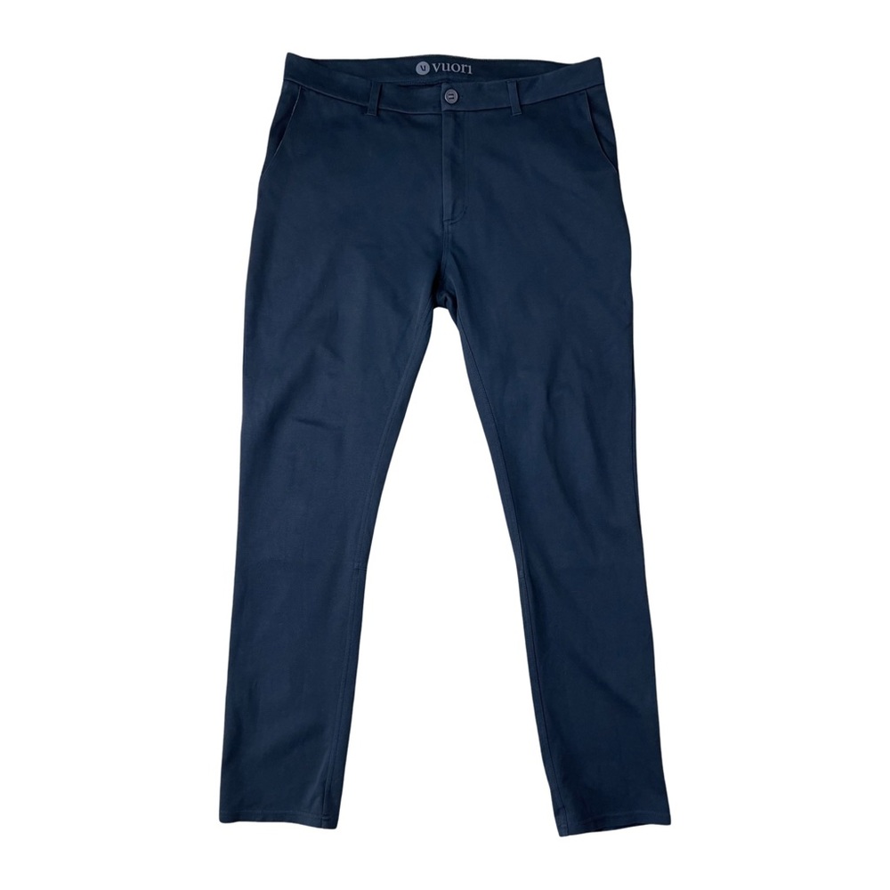 Vuori Pants Mens Performance Flat Front Stretch Slim Straight Pants Travel